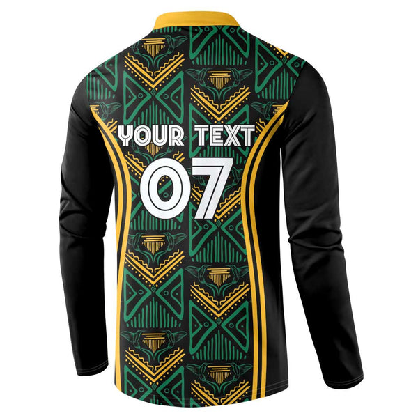 Afro-Jamaica Custom Hooded Blanket Reggae Boyz Ethnic Motifs LT7