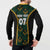 Jamaica Reggae Boyz Custom Button Sweatshirt Ethnic Motifs LT7 - Wonder Print Shop