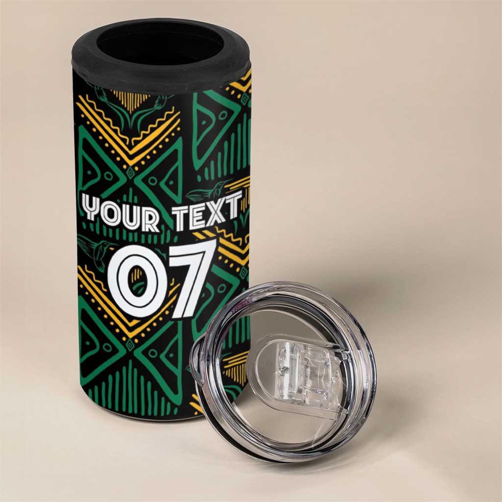 Jamaica Reggae Boyz Custom 4 in 1 Can Cooler Tumbler Ethnic Motifs LT7 - Wonder Print Shop