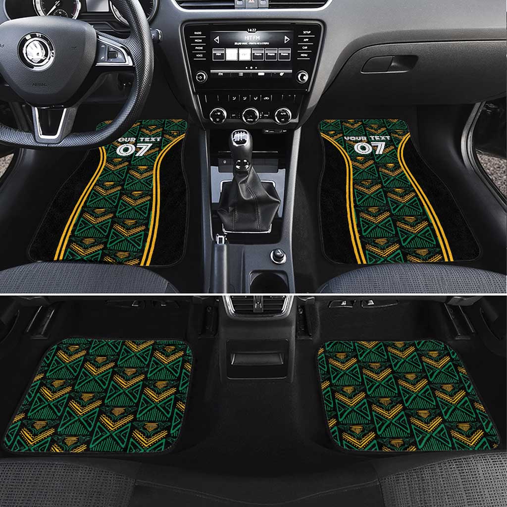 Jamaica Reggae Boyz Custom Car Mats Ethnic Motifs LT7 - Wonder Print Shop