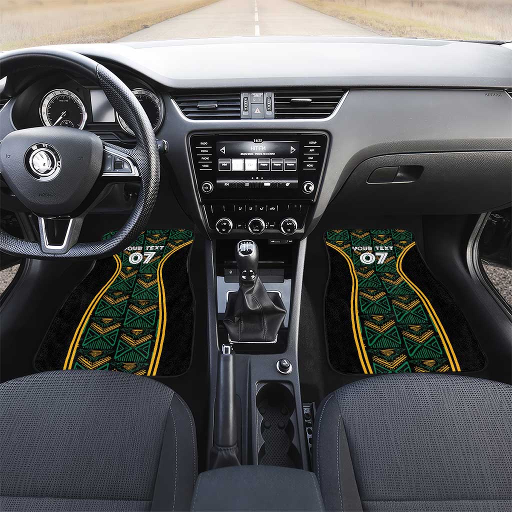 Jamaica Reggae Boyz Custom Car Mats Ethnic Motifs LT7 - Wonder Print Shop