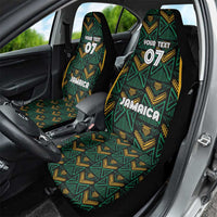 Jamaica Reggae Boyz Custom Car Seat Cover Ethnic Motifs LT7 - Wonder Print Shop