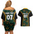 Jamaica Reggae Boyz Custom Couples Matching Off Shoulder Short Dress and Hawaiian Shirt Ethnic Motifs LT7 - Wonder Print Shop