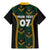 Jamaica Reggae Boyz Custom Family Matching Mermaid Dress and Hawaiian Shirt Ethnic Motifs LT7 - Wonder Print Shop
