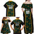Jamaica Reggae Boyz Custom Family Matching Off Shoulder Maxi Dress and Hawaiian Shirt Ethnic Motifs LT7 - Wonder Print Shop
