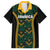 Jamaica Reggae Boyz Custom Family Matching Puletasi and Hawaiian Shirt Ethnic Motifs - Wonder Print Shop