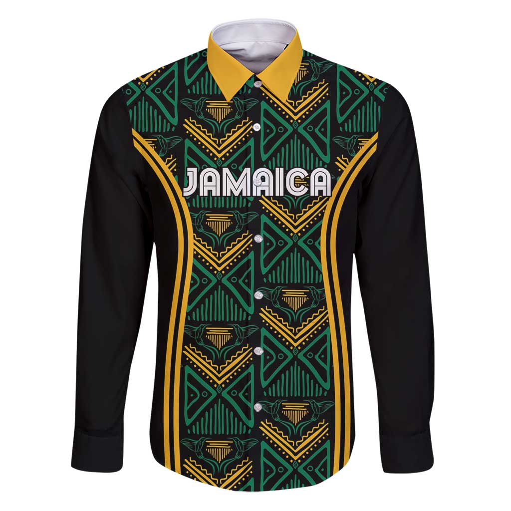 Jamaica Reggae Boyz Custom Family Matching Puletasi and Hawaiian Shirt Ethnic Motifs - Wonder Print Shop