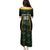 Jamaica Reggae Boyz Custom Family Matching Puletasi and Hawaiian Shirt Ethnic Motifs - Wonder Print Shop