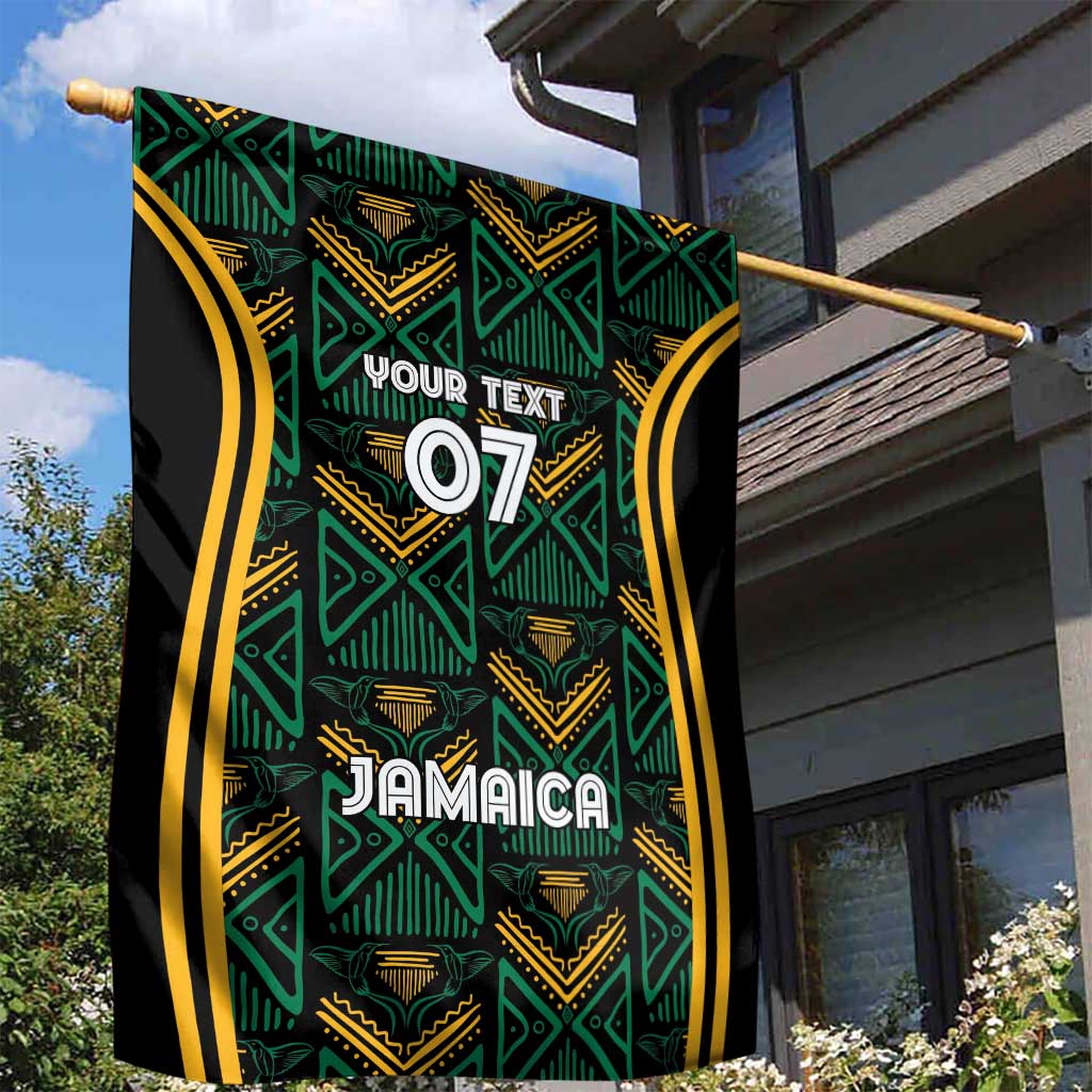 Jamaica Reggae Boyz Custom Garden Flag Ethnic Motifs - Wonder Print Shop