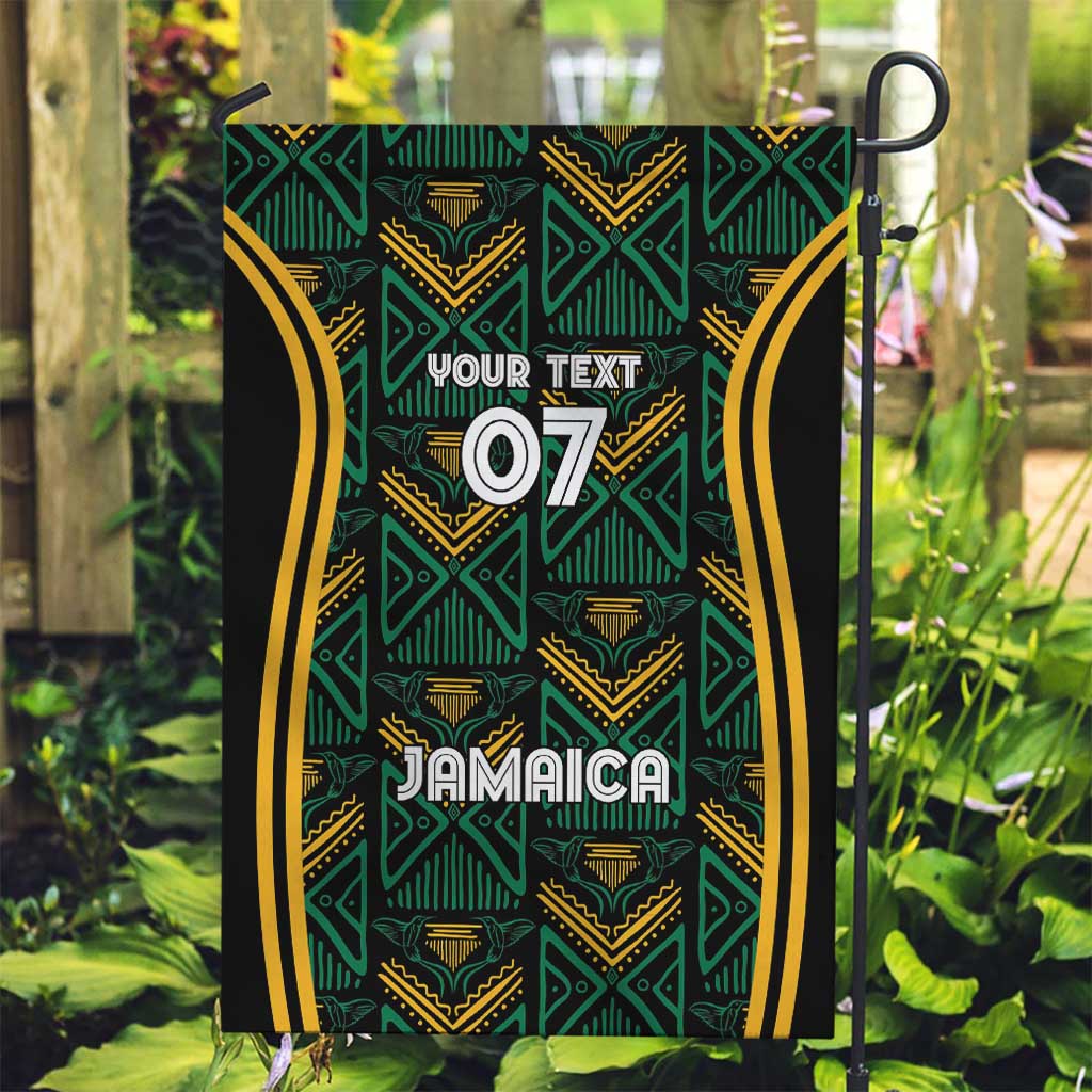 Jamaica Reggae Boyz Custom Garden Flag Ethnic Motifs - Wonder Print Shop