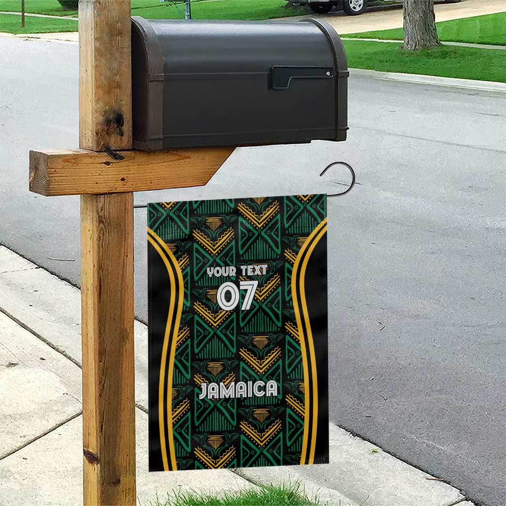 Jamaica Reggae Boyz Custom Garden Flag Ethnic Motifs - Wonder Print Shop