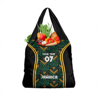 Jamaica Reggae Boyz Custom Grocery Bag Ethnic Motifs