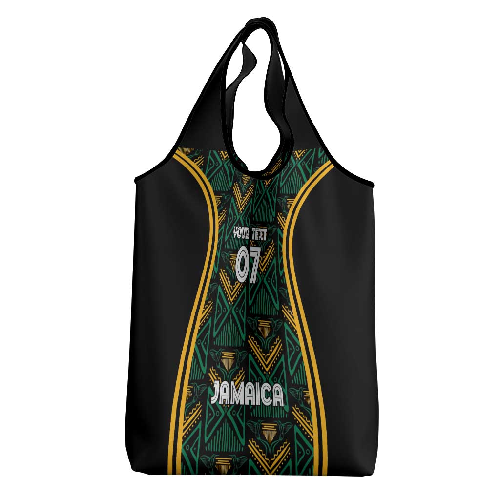 Jamaica Reggae Boyz Custom Grocery Bag Ethnic Motifs
