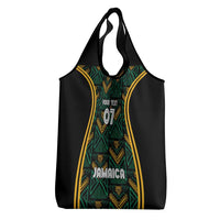 Jamaica Reggae Boyz Custom Grocery Bag Ethnic Motifs