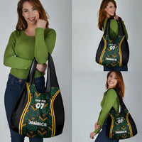 Jamaica Reggae Boyz Custom Grocery Bag Ethnic Motifs