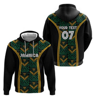 Jamaica Reggae Boyz Custom Hoodie Ethnic Motifs - Wonder Print Shop