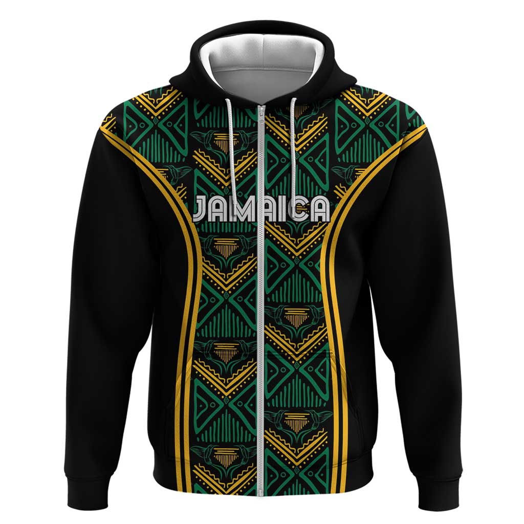 Jamaica Reggae Boyz Custom Hoodie Ethnic Motifs - Wonder Print Shop