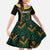 Jamaica Reggae Boyz Custom Kid Short Sleeve Dress Ethnic Motifs - Wonder Print Shop