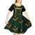 Jamaica Reggae Boyz Custom Kid Short Sleeve Dress Ethnic Motifs - Wonder Print Shop