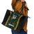 Jamaica Reggae Boyz Custom Leather Tote Bag Ethnic Motifs - Wonder Print Shop