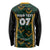 Jamaica Reggae Boyz Custom Long Sleeve Shirt Ethnic Motifs - Wonder Print Shop