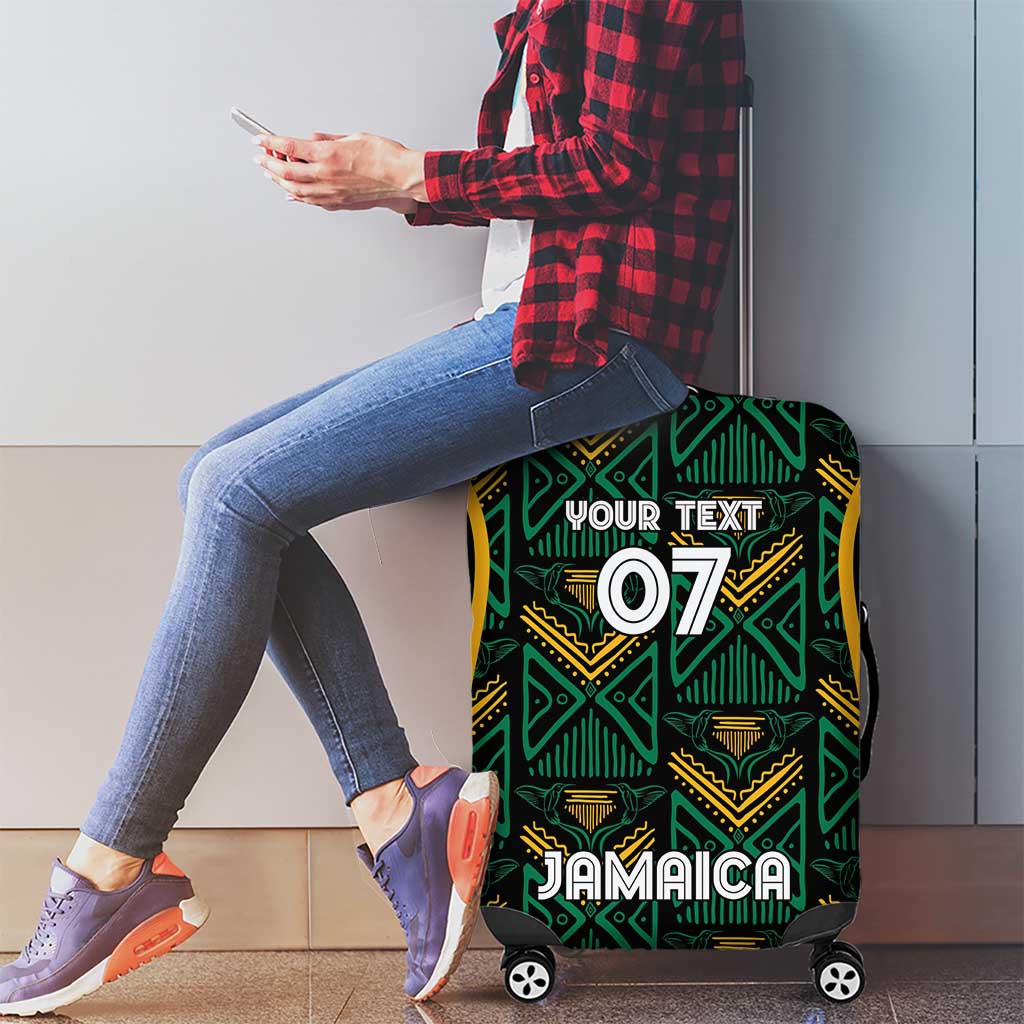Jamaica Reggae Boyz Custom Luggage Cover Ethnic Motifs - Wonder Print Shop