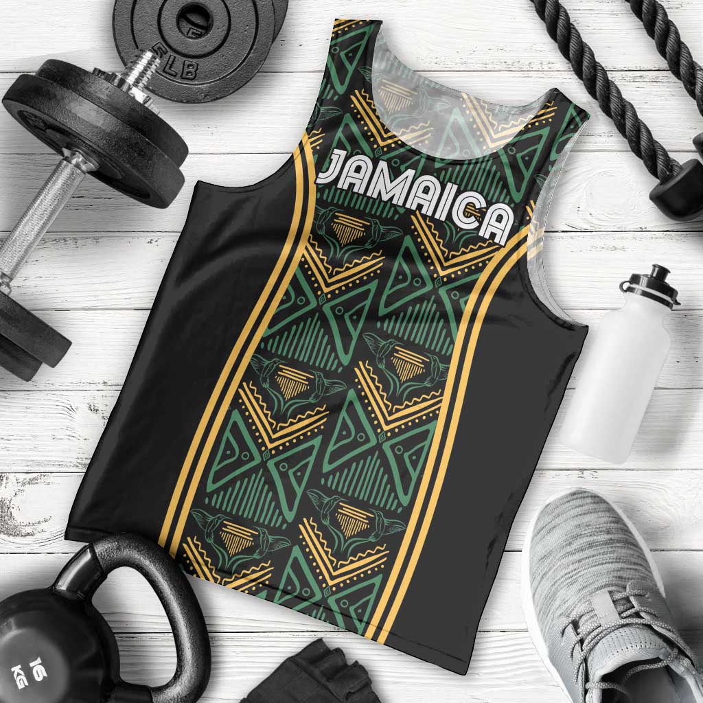 Jamaica Reggae Boyz Custom Men Tank Top Ethnic Motifs - Wonder Print Shop