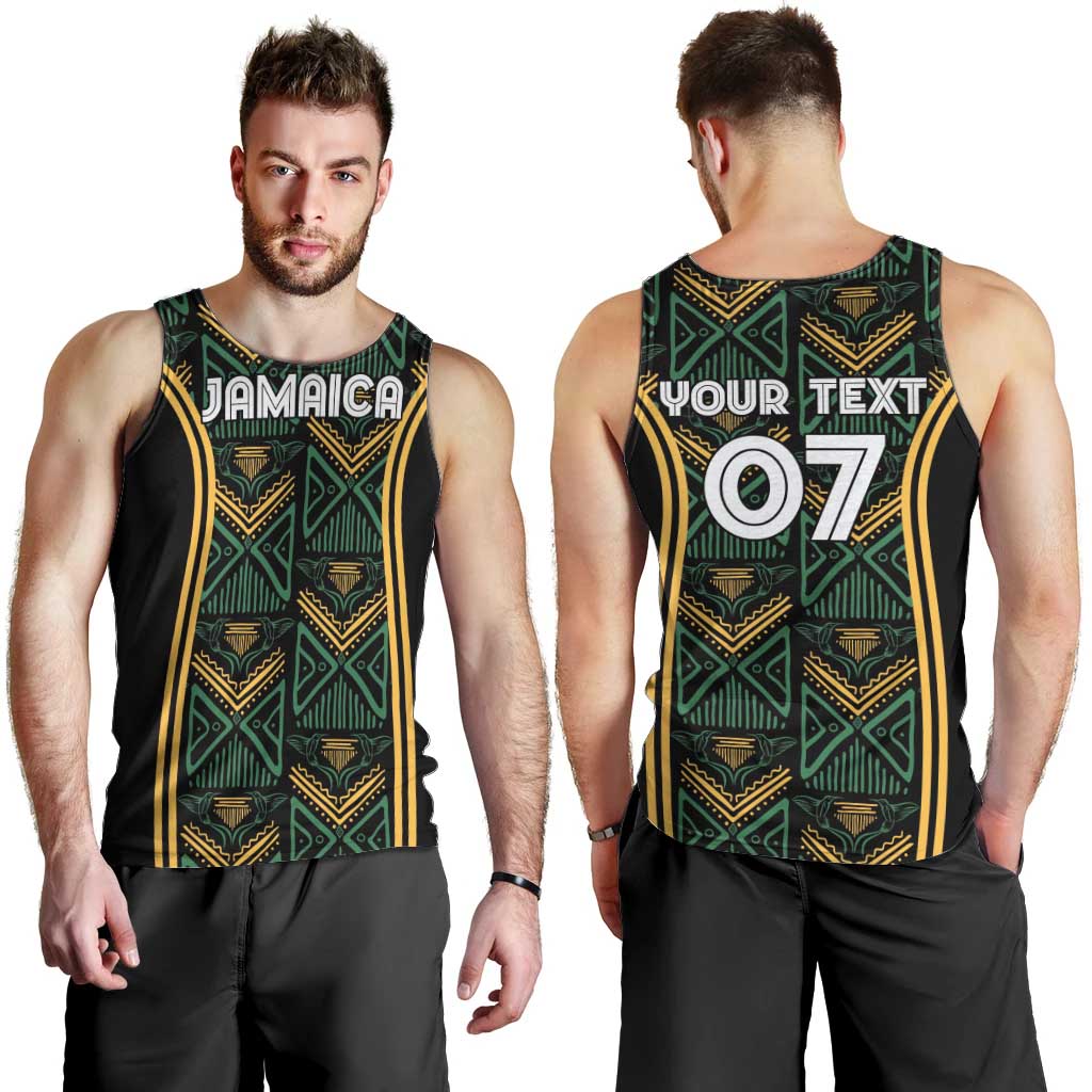 Jamaica Reggae Boyz Custom Men Tank Top Ethnic Motifs - Wonder Print Shop