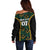 Jamaica Reggae Boyz Custom Off Shoulder Sweater Ethnic Motifs - Wonder Print Shop