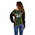 Jamaica Reggae Boyz Custom Off Shoulder Sweater Ethnic Motifs - Wonder Print Shop