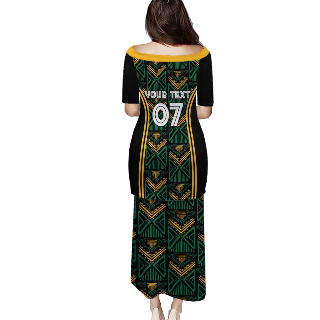 Jamaica Reggae Boyz Custom Puletasi Ethnic Motifs - Wonder Print Shop