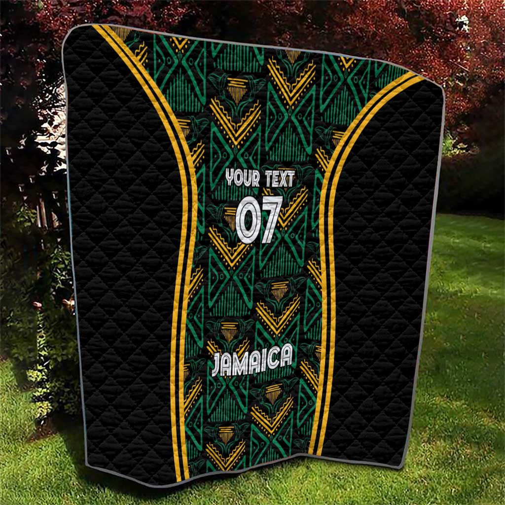 Jamaica Reggae Boyz Custom Quilt Ethnic Motifs - Wonder Print Shop