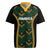 Jamaica Reggae Boyz Custom Rugby Jersey Ethnic Motifs - Wonder Print Shop