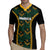Jamaica Reggae Boyz Custom Rugby Jersey Ethnic Motifs - Wonder Print Shop