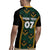 Jamaica Reggae Boyz Custom Rugby Jersey Ethnic Motifs - Wonder Print Shop