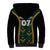 Jamaica Reggae Boyz Custom Sherpa Hoodie Ethnic Motifs - Wonder Print Shop