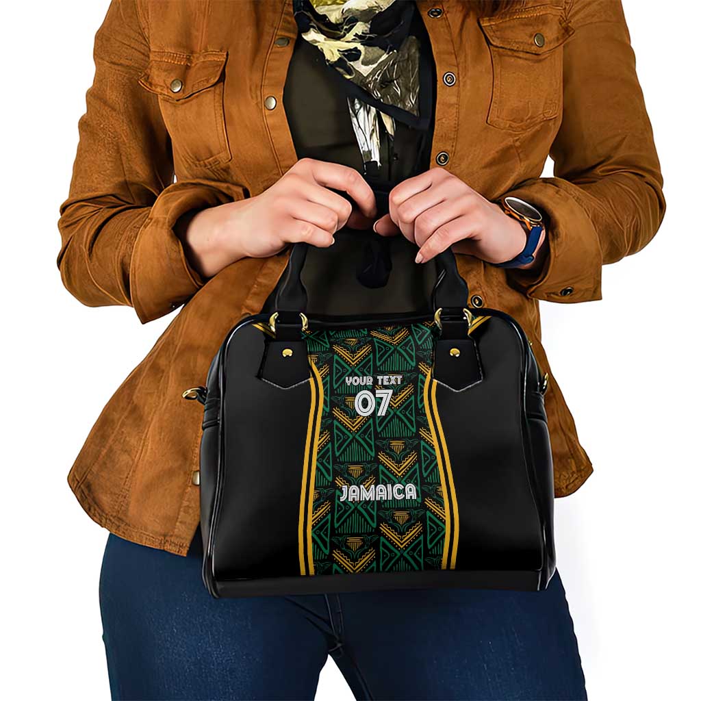 Jamaica Reggae Boyz Custom Shoulder Handbag Ethnic Motifs