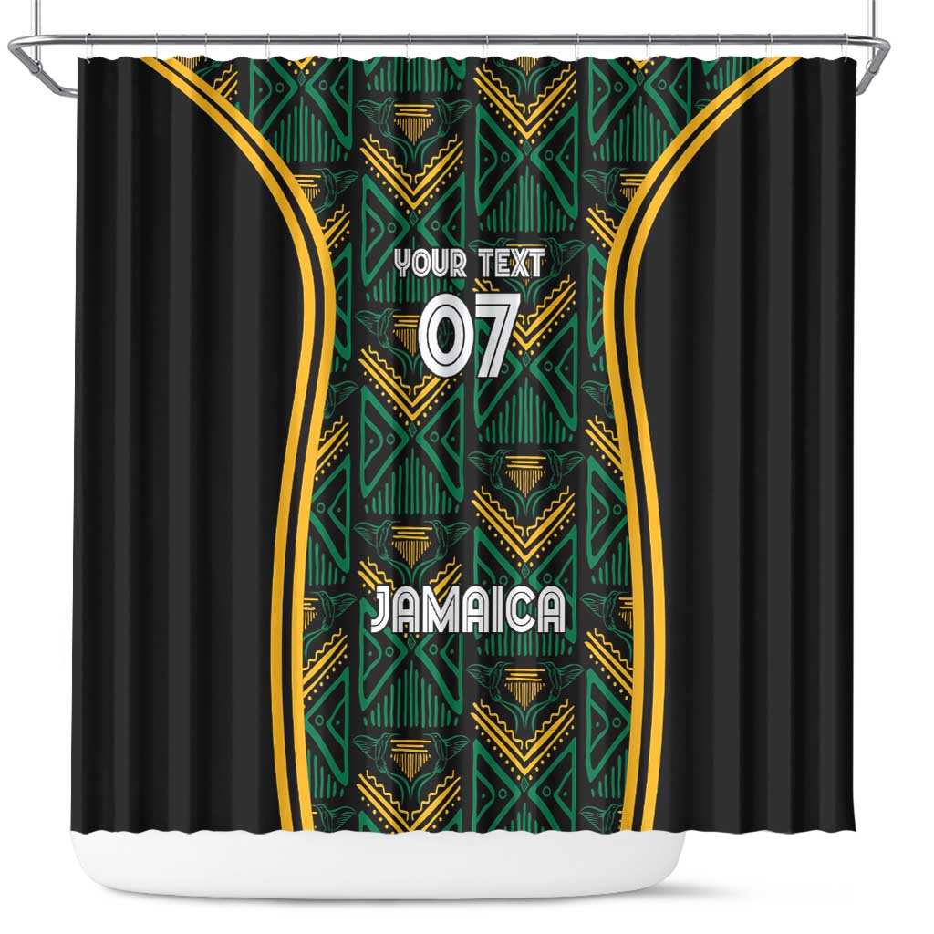 Jamaica Reggae Boyz Custom Shower Curtain Ethnic Motifs
