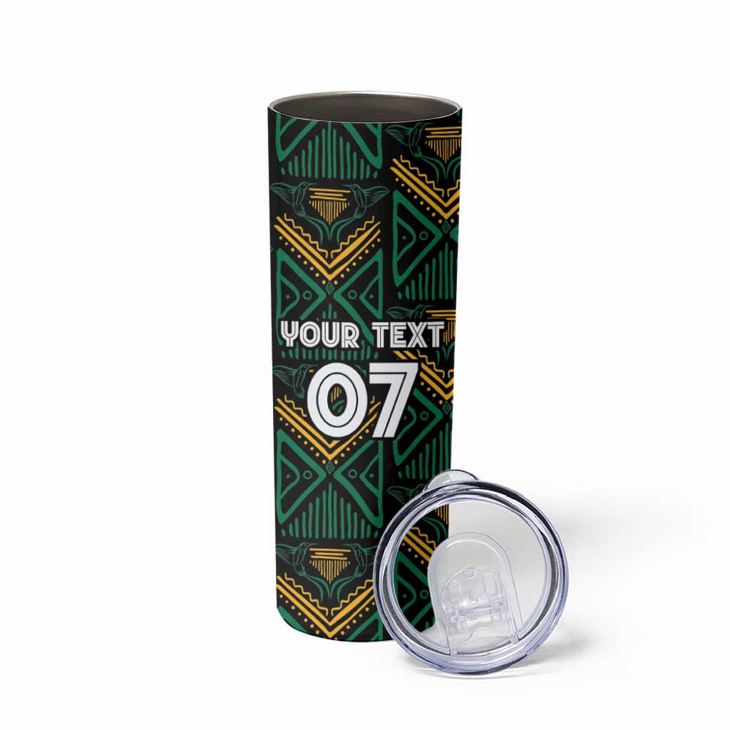 Jamaica Reggae Boyz Custom Skinny Tumbler Ethnic Motifs - Wonder Print Shop