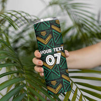 Jamaica Reggae Boyz Custom Skinny Tumbler Ethnic Motifs - Wonder Print Shop