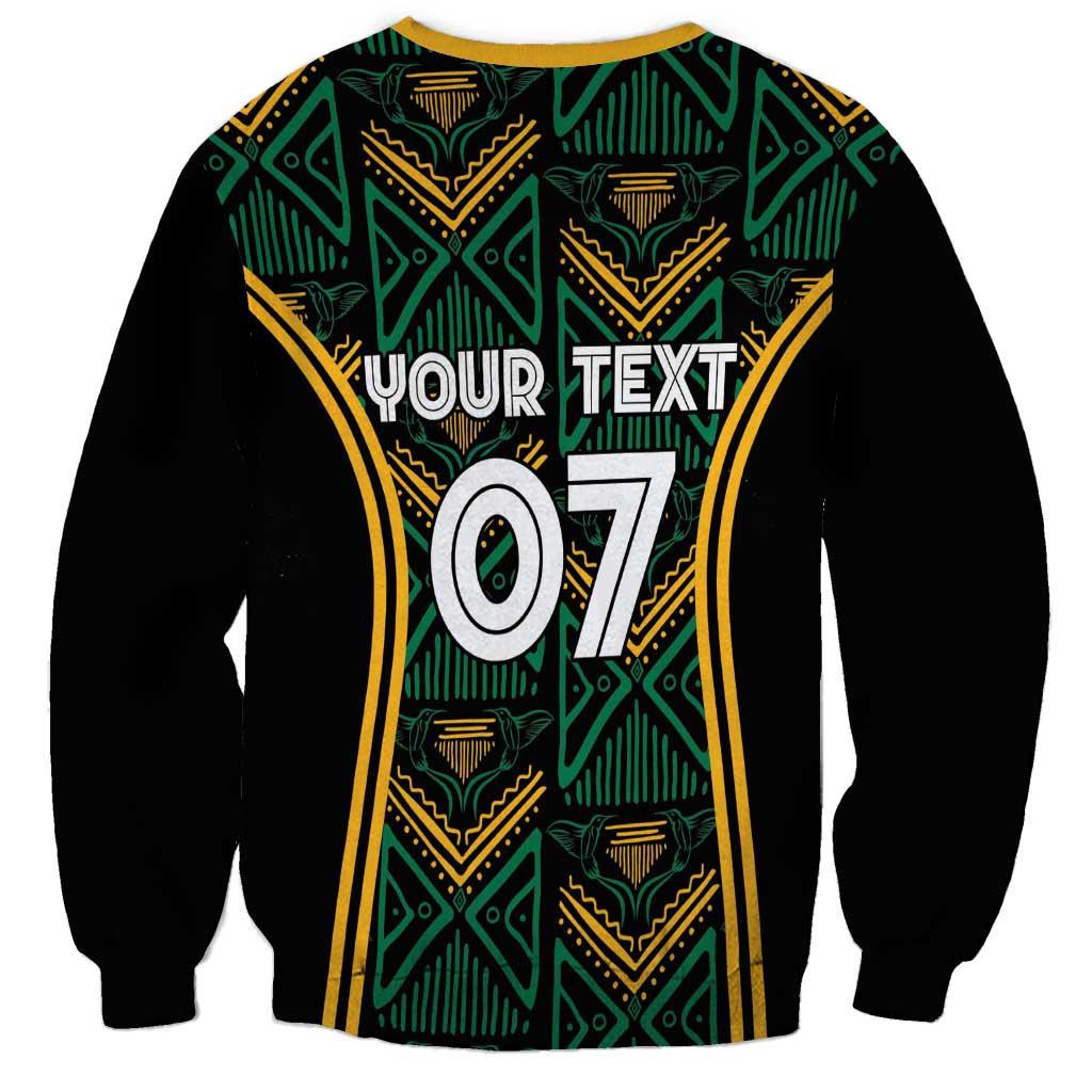 Jamaica Reggae Boyz Custom Sweatshirt Ethnic Motifs - Wonder Print Shop