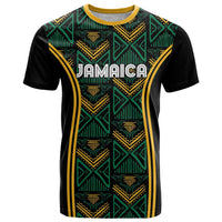 Jamaica Reggae Boyz Custom T Shirt Ethnic Motifs - Wonder Print Shop