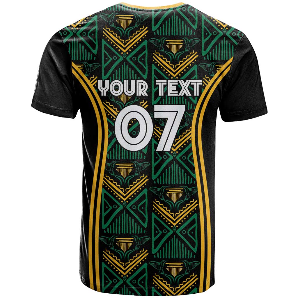 Jamaica Reggae Boyz Custom T Shirt Ethnic Motifs - Wonder Print Shop