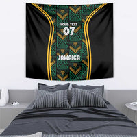 Jamaica Reggae Boyz Custom Tapestry Ethnic Motifs - Wonder Print Shop