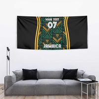 Jamaica Reggae Boyz Custom Tapestry Ethnic Motifs - Wonder Print Shop