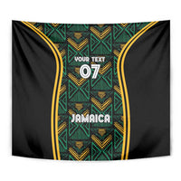 Jamaica Reggae Boyz Custom Tapestry Ethnic Motifs - Wonder Print Shop