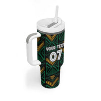 Jamaica Reggae Boyz Custom Tumbler With Handle Ethnic Motifs - Wonder Print Shop