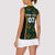 Jamaica Reggae Boyz Custom Women Sleeveless Polo Shirt Ethnic Motifs - Wonder Print Shop