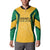 Jamaica Custom Button Sweatshirt Ethnic Motifs - Gold Accents LT7 - Wonder Print Shop