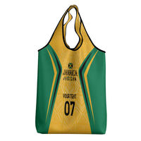 Jamaica Custom Grocery Bag Ethnic Motifs - Gold Accents